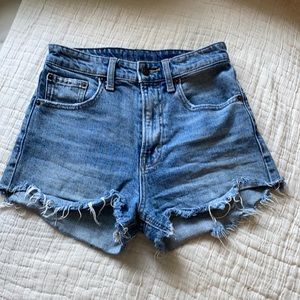 Lightly worn lucky brand high waisted shorts